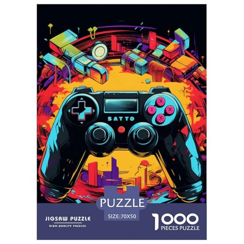 AI Spiele 1000 Teile Puzzle Für Erwachsene Farbenfrohes Farbenfrohes Für Erwachsene Und Kinder 70x50cm/1000pcs von BZZOLASP