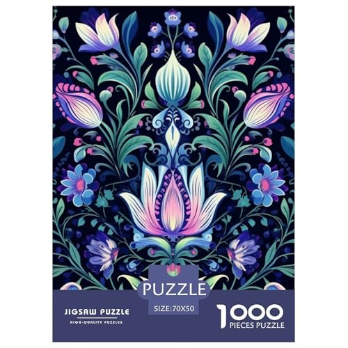Abbildung 1000 Stücke Herausforderndes Puzzle Clever Rätsel Farbenfrohes Für Erwachsene Und Kinder 70x50cm/1000pcs von BZZOLASP