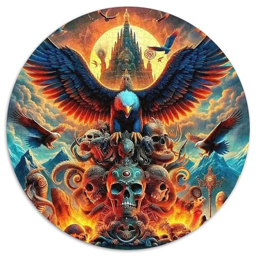 Adler 1000 Stück Adler Challenge Puzzle Impossible Game Farbenfrohes Für Erwachsene Und Kinder 1000pcs (67.5x67.5cm) von BZZOLASP