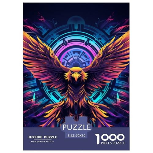 Adler 1000 Stücke Challenge Puzzle Impossible Spiel Farbenfrohes Für Erwachsene Und Kinder 70x50cm/1000pcs von BZZOLASP
