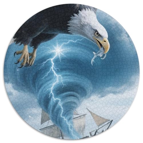 Adler 1000 Teile Jigsaw Puzzles Impossible Spiel Farbenfrohes Für Erwachsene Und Kinder 1000pcs (67.5x67.5cm) von BZZOLASP