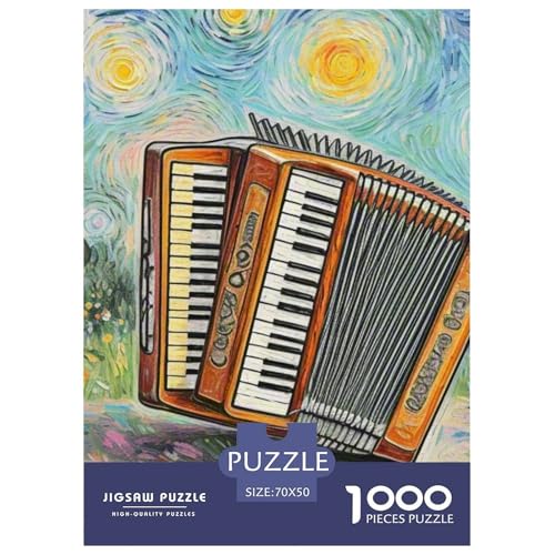Akkordeon 1000 Teile Musikinstrument Papiernes Puzzle Impossible Spiel Clever Rätsel Für Erwachsene Und Kinder 70x50cm/1000pcs Akkordeon 1000 Teile Musikinstrument Papiernes Puzzle Impossible Spiel Clever Rätsel Für Erwachsene Und Kinder 70x50cm/1000pcs von BZZOLASP