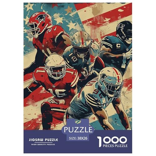 America Fußball 1000 Teile Animation Puzzles-Geschenk Clever Rätsel Farbenfrohes Für Erwachsene Und Kinder 38x26cm/1000pcs America Fußball 1000 Teile Animation Puzzles-Geschenk Clever Rätsel Farbenfrohes Für Erwachsene Und Kinder 38x26cm/1000pcs von BZZOLASP
