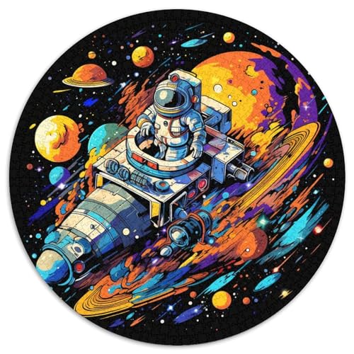 Astronaut 1000 Teile Puzzles-Geschenk Impossible Spiel Farbenfrohes Für Erwachsene Und Kinder 1000pcs (67.5x67.5cm) von BZZOLASP