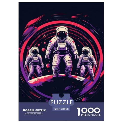 Astronauten 1000 Teile Papiernes Puzzle Impossible Spiel Farbenfrohes Für Erwachsene Und Kinder 70x50cm/1000pcs Astronauten 1000 Teile Papiernes Puzzle Impossible Spiel Farbenfrohes Für Erwachsene Und Kinder 70x50cm/1000pcs von BZZOLASP