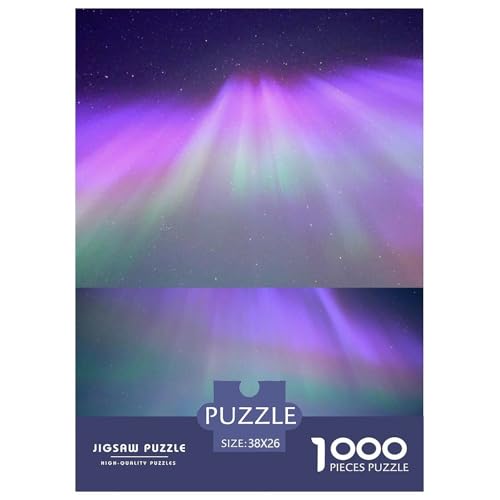 Aurora 1000 Teile Herausforderndes Puzzle Farbenfrohes Farbenfrohes Für Erwachsene Und Kinder 38x26cm/1000pcs von BZZOLASP