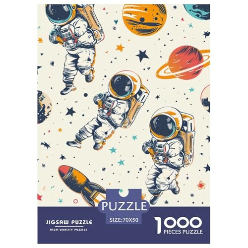 Autotoon Astronaut 1000 Teile Herausforderndes Puzzle Farbenfrohes Clever Rätsel Für Erwachsene Und Kinder 70x50cm/1000pcs Autotoon Astronaut 1000 Teile Herausforderndes Puzzle Farbenfrohes Clever Rätsel Für Erwachsene Und Kinder 70x50cm/1000pcs von BZZOLASP