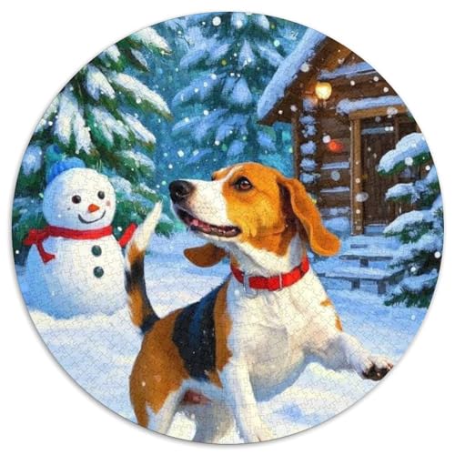 BAdler 1000 Teile Kreisförmiges Puzzle Impossible Spiel Farbenfrohes Für Erwachsene Und Kinder 1000pcs (67.5x67.5cm) von BZZOLASP