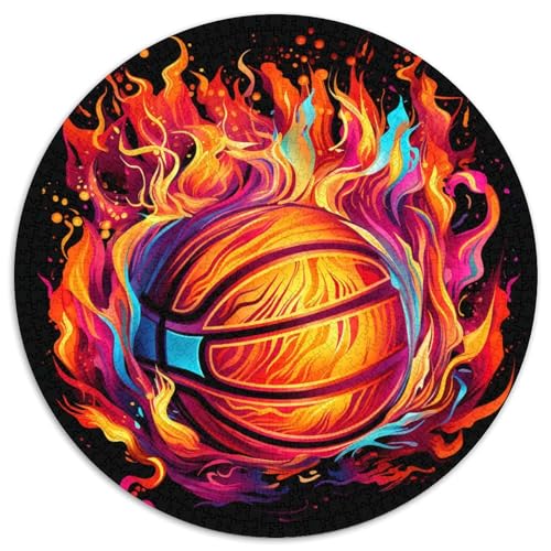 Basketball 1000 Teile Jigsaw Puzzles Impossible Spiel Farbenfrohes Für Erwachsene Und Kinder 1000pcs (67.5x67.5cm) von BZZOLASP