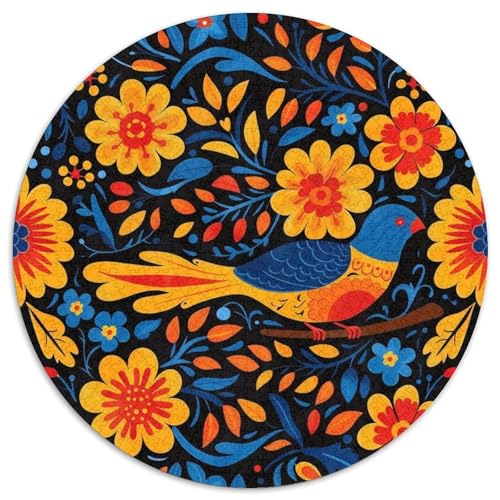 Bied 1000 Teile Kreisförmiges Puzzle Farbenfrohes Für Erwachsene Und Kinder 1000pcs (67.5x67.5cm) von BZZOLASP