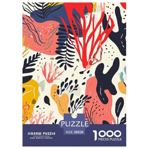 Blumen 1000 Teile Challenge Puzzle Impossible Spiel Farbenfrohes Für Erwachsene Und Kinder 38x26cm/1000pcs von BZZOLASP