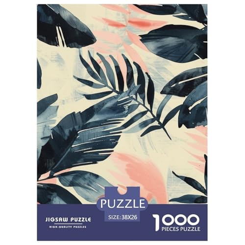 Botanik 1000 Teile Herausforderndes Puzzle Impossible Spiel Farbenfrohes Für Erwachsene Und Kinder 38x26cm/1000pcs von BZZOLASP