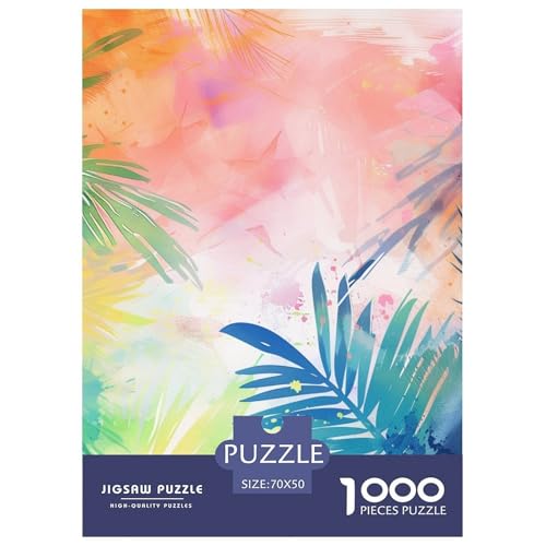 Botanik 1000 Teile Puzzle Für Erwachsene Impossible Spiel Farbenfrohes Für Erwachsene Und Kinder 70x50cm/1000pcs von BZZOLASP
