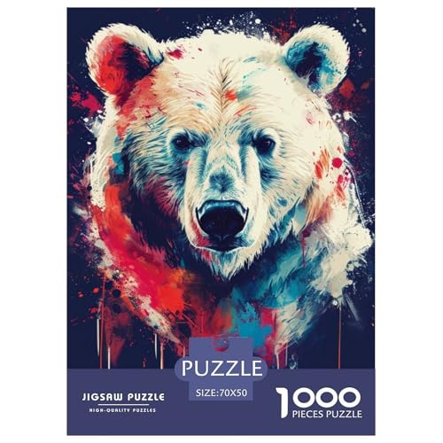 Braun Bär 1000 Stücke Challenge Puzzle Impossible Spiel Clever Rätsel Für Erwachsene Und Kinder 70x50cm/1000pcs Braun Bär 1000 Stücke Challenge Puzzle Impossible Spiel Clever Rätsel Für Erwachsene Und Kinder 70x50cm/1000pcs von BZZOLASP