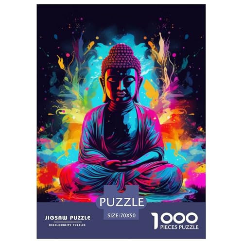 Buddha-Statue 1000 Stücke Puzzle Für Erwachsene Farbenfrohes Clever Rätsel Für Erwachsene Und Kinder 70x50cm/1000pcs Buddha-Statue 1000 Stücke Puzzle Für Erwachsene Farbenfrohes Clever Rätsel Für Erwachsene Und Kinder 70x50cm/1000pcs von BZZOLASP
