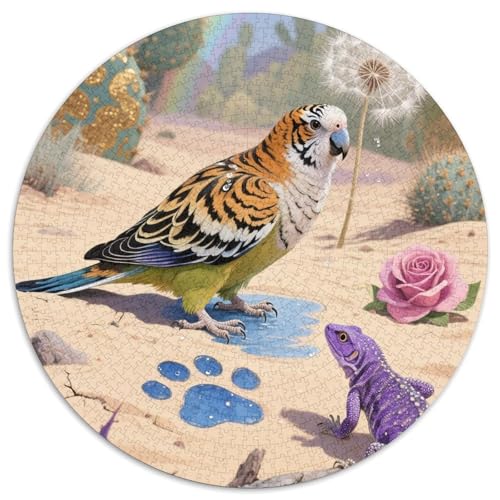 Budgerigar 1000 Stück Challenge Puzzle Impossible Spiel Farbenfrohes Für Erwachsene Und Kinder 1000pcs (67.5x67.5cm) von BZZOLASP
