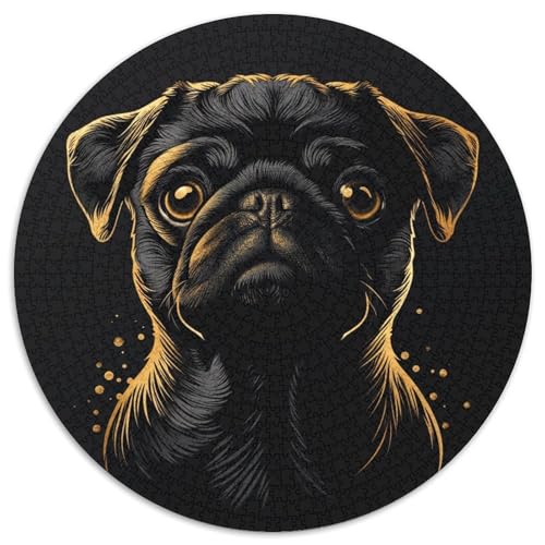BullHunds 1000 Teile Puzzles-Geschenk Farbenfrohes Clever Rätsel Für Erwachsene Und Kinder 1000pcs (67.5x67.5cm) von BZZOLASP