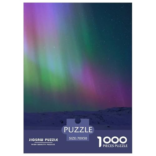 Bunte Aurora 1000 Teile Jigsaw Puzzles Farbenfrohes Farbenfrohes Für Erwachsene Und Kinder 70x50cm/1000pcs Bunte Aurora 1000 Teile Jigsaw Puzzles Farbenfrohes Farbenfrohes Für Erwachsene Und Kinder 70x50cm/1000pcs von BZZOLASP
