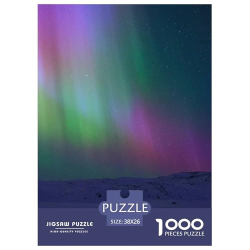 Bunte Aurora 1000 Teile Puzzles-Geschenk Impossible Spiel Farbenfrohes Für Erwachsene Und Kinder 38x26cm/1000pcs Bunte Aurora 1000 Teile Puzzles-Geschenk Impossible Spiel Farbenfrohes Für Erwachsene Und Kinder 38x26cm/1000pcs von BZZOLASP