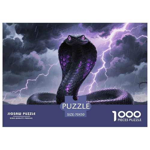 Cobra 1000 Stücke Wildtiere Challenge Puzzle Farbenfrohes Clever Rätsel Für Erwachsene Und Kinder 70x50cm/1000pcs Cobra 1000 Stücke Wildtiere Challenge Puzzle Farbenfrohes Clever Rätsel Für Erwachsene Und Kinder 70x50cm/1000pcs von BZZOLASP