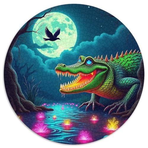 Cocodrilo 1000 Stück Cocodrilo Jigsaw Puzzles Farbenfrohes Für Erwachsene Und Kinder 1000pcs (67.5x67.5cm) von BZZOLASP