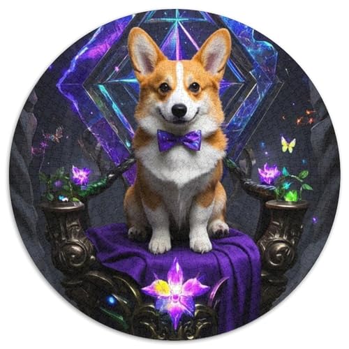 Corgi 1000 Stück Herausforderndes Puzzle Impossible Spiel Farbenfrohes Für Erwachsene Und Kinder 1000pcs (67.5x67.5cm) von BZZOLASP