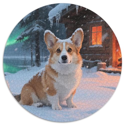 Corgi 1000 Teile Haustier Puzzles-Geschenk Impossible Game Farbenfrohes Für Erwachsene Und Kinder 1000pcs (67.5x67.5cm) von BZZOLASP