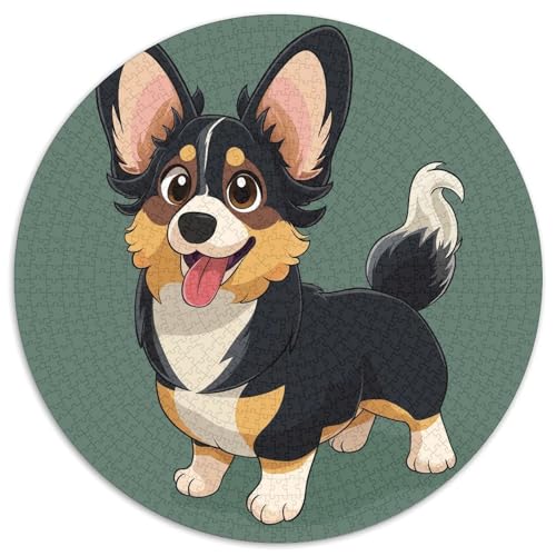 Corgi 1000 Teile Puzzles-Geschenk Farbenfrohes Für Erwachsene Und Kinder 1000pcs (67.5x67.5cm) von BZZOLASP