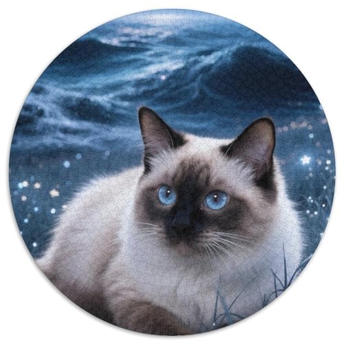 Das Sacré De BIRMANie 1000 Teile Puzzles-Geschenk Farbenfrohes Für Erwachsene Und Kinder 1000pcs (67.5x67.5cm) von BZZOLASP