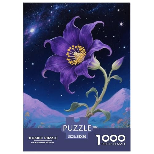Datura 1000 Teile Blumen Puzzle Für Erwachsene Clever Rätsel Farbenfrohes Für Erwachsene Und Kinder 38x26cm/1000pcs von BZZOLASP