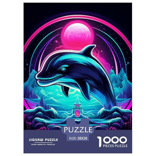 Delphin 1000 Stücke Herausforderndes Puzzle Impossible Spiel Farbenfrohes Für Erwachsene Und Kinder 38x26cm/1000pcs Delphin 1000 Stücke Herausforderndes Puzzle Impossible Spiel Farbenfrohes Für Erwachsene Und Kinder 38x26cm/1000pcs von BZZOLASP