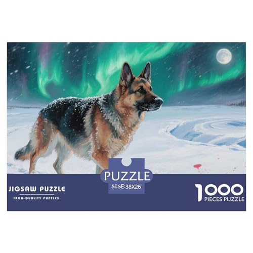 Deutscher Schäfer 1000 Stücke Wildtiere Herausforderndes Puzzle Impossible Game Farbenfrohes Für Erwachsene Und Kinder 38x26cm/1000pcs Deutscher Schäfer 1000 Stücke Wildtiere Herausforderndes Puzzle Impossible Game Farbenfrohes Für Erwachsene Und Kinder 38x26cm/1000pcs von BZZOLASP