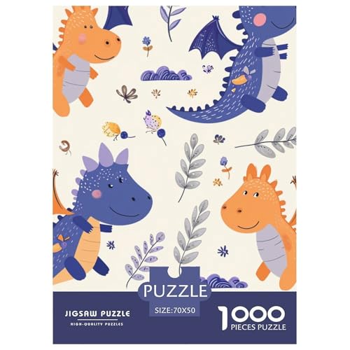 Dinosaurier 1000 Teile Puzzle Für Erwachsene Impossible Spiel Farbenfrohes Für Erwachsene Und Kinder 70x50cm/1000pcs Dinosaurier 1000 Teile Puzzle Für Erwachsene Impossible Spiel Farbenfrohes Für Erwachsene Und Kinder 70x50cm/1000pcs von BZZOLASP