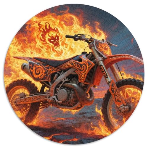 Dirt Bike 1000 Teile Wildtiere Puzzles-Geschenk Clever Rätsel Für Erwachsene Und Kinder 1000pcs (67.5x67.5cm) von BZZOLASP