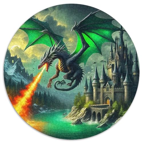 Drachen 1000 Stück Drachen Puzzles-Geschenk Impossible Game Farbenfrohes Für Erwachsene Und Kinder 1000pcs (67.5x67.5cm) von BZZOLASP