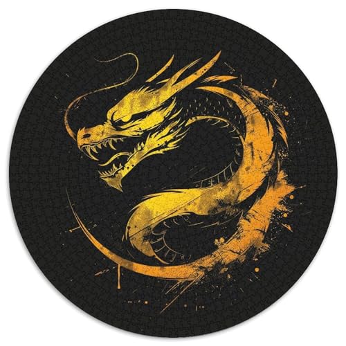 Drachen 1000 Stück Jigsaw Puzzles Farbenfrohes Für Erwachsene Und Kinder 1000pcs (67.5x67.5cm) von BZZOLASP