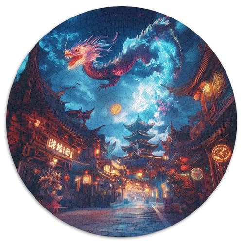 Drachen 1000 Teile Animation Jigsaw Puzzles Impossible Spiel Farbenfrohes Für Erwachsene Und Kinder 1000pcs (67.5x67.5cm) von BZZOLASP