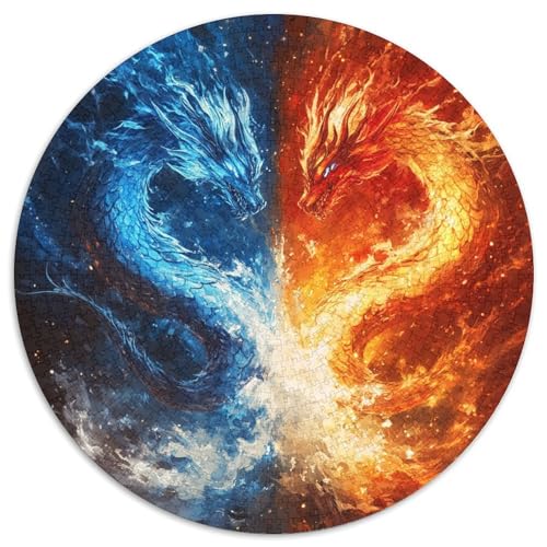 Drachen 1000 Teile Animation Puzzles-Geschenk Farbenfrohes Für Erwachsene Und Kinder 1000pcs (67.5x67.5cm) von BZZOLASP
