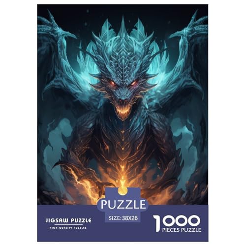 Drachen 1000 Teile Herausforderndes Puzzle Impossible Spiel Farbenfrohes Für Erwachsene Und Kinder 38x26cm/1000pcs Drachen 1000 Teile Herausforderndes Puzzle Impossible Spiel Farbenfrohes Für Erwachsene Und Kinder 38x26cm/1000pcs von BZZOLASP