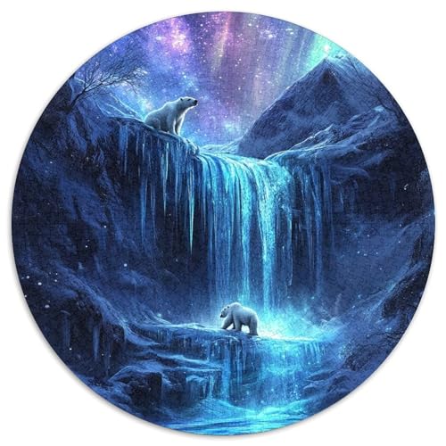 Eisbär 1000 Stück Jigsaw Puzzles Impossible Spiel Farbenfrohes Für Erwachsene Und Kinder 1000pcs (67.5x67.5cm) von BZZOLASP