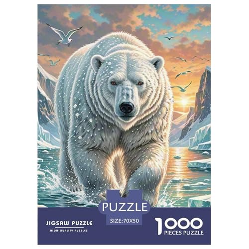 Eisbär 1000 Teile Tiere Puzzles-Geschenk Clever Rätsel Für Erwachsene Und Kinder 70x50cm/1000pcs Eisbär 1000 Teile Tiere Puzzles-Geschenk Clever Rätsel Für Erwachsene Und Kinder 70x50cm/1000pcs von BZZOLASP