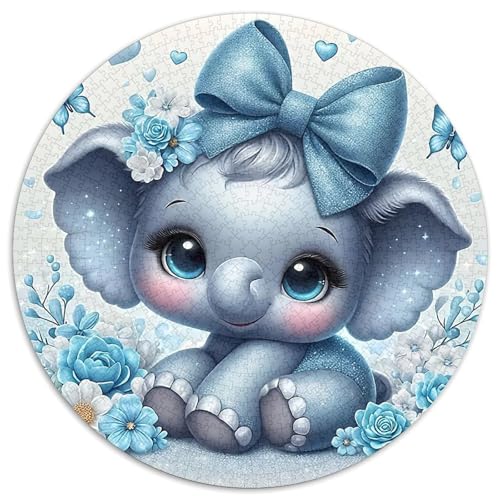 Elefanten 1000 Stück Elefanten Puzzle Für Erwachsene Clever Rätsel Farbenfrohes Für Erwachsene Und Kinder 1000pcs (67.5x67.5cm) von BZZOLASP