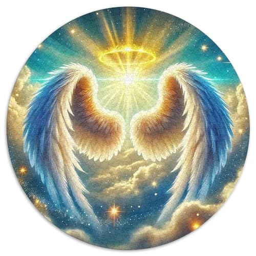 Engel Flügel 1000 Stück Engel Flügel Herausforderndes Puzzle Impossible Game Clever Rätsel Für Erwachsene Und Kinder 1000pcs (67.5x67.5cm) von BZZOLASP