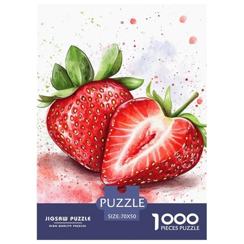 Erdbeere 1000 Stücke Challenge Puzzle Farbenfrohes Für Erwachsene Und Kinder 70x50cm/1000pcs Erdbeere 1000 Stücke Challenge Puzzle Farbenfrohes Für Erwachsene Und Kinder 70x50cm/1000pcs von BZZOLASP