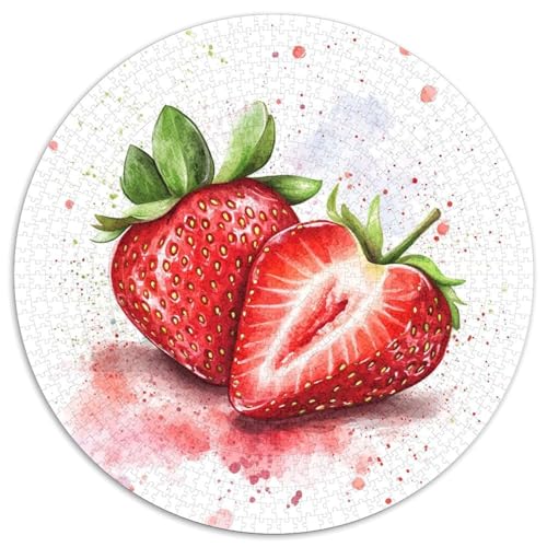 Erdbeere 1000 Teile Puzzles-Geschenk Impossible Spiel Farbenfrohes Für Erwachsene Und Kinder 1000pcs (67.5x67.5cm) von BZZOLASP