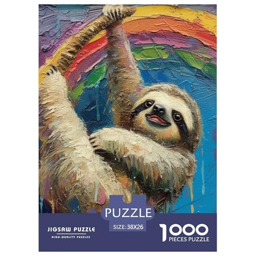Faulheit 1000 Stücke Animation Herausforderndes Puzzle Clever Rätsel Farbenfrohes Für Erwachsene Und Kinder 38x26cm/1000pcs von BZZOLASP