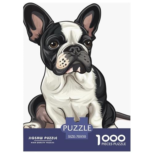 Französische BullHundge 1000 Stücke Challenge Puzzle Farbenfrohes Clever Rätsel Für Erwachsene Und Kinder 70x50cm/1000pcs Französische BullHundge 1000 Stücke Challenge Puzzle Farbenfrohes Clever Rätsel Für Erwachsene Und Kinder 70x50cm/1000pcs von BZZOLASP