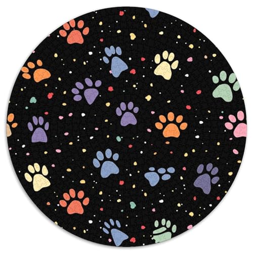 Fußabdruck 1000 Teile Puzzles-Geschenk Impossible Spiel Clever Rätsel Für Erwachsene Und Kinder 1000pcs (67.5x67.5cm) von BZZOLASP