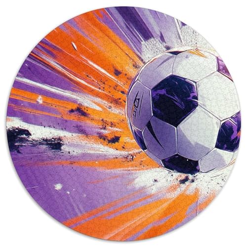 Fußball 1000 Stück Jigsaw Puzzles Impossible Spiel Clever Rätsel Für Erwachsene Und Kinder 1000pcs (67.5x67.5cm) von BZZOLASP