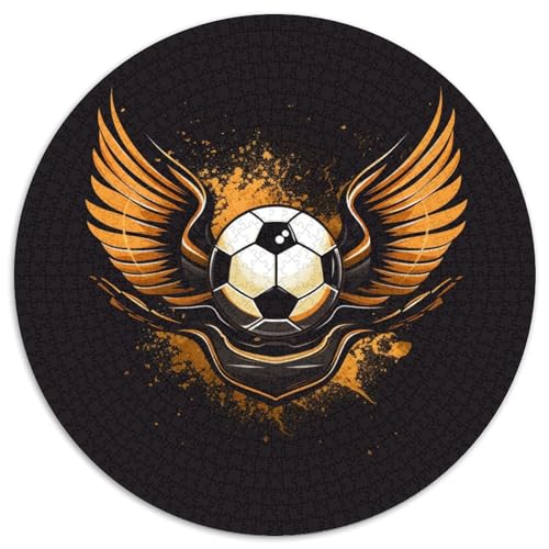 Fußball 1000 Stück Jigsaw Puzzles Impossible Spiel Clever Rätsel Für Erwachsene Und Kinder 1000pcs (67.5x67.5cm) von BZZOLASP